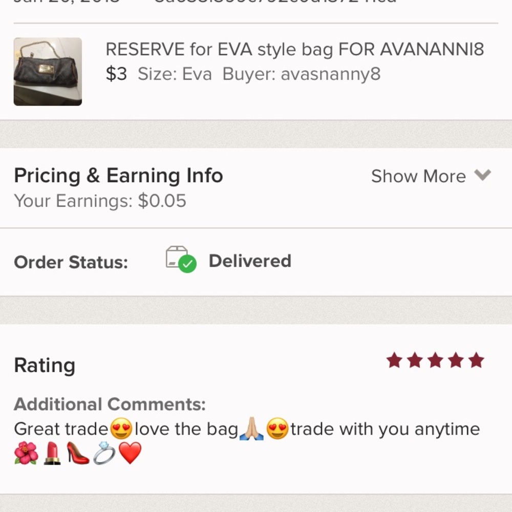 Proof of trading history which went very smooth